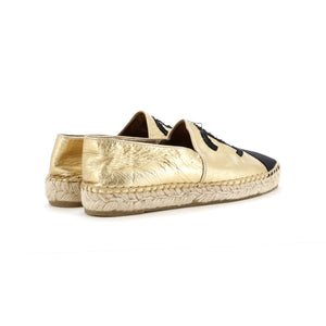 Women's CC Cap Toe Espadrilles Leather