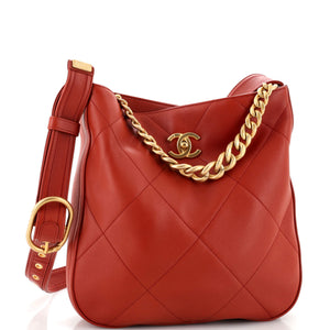 Easy Mood Hobo Quilted Calfskin