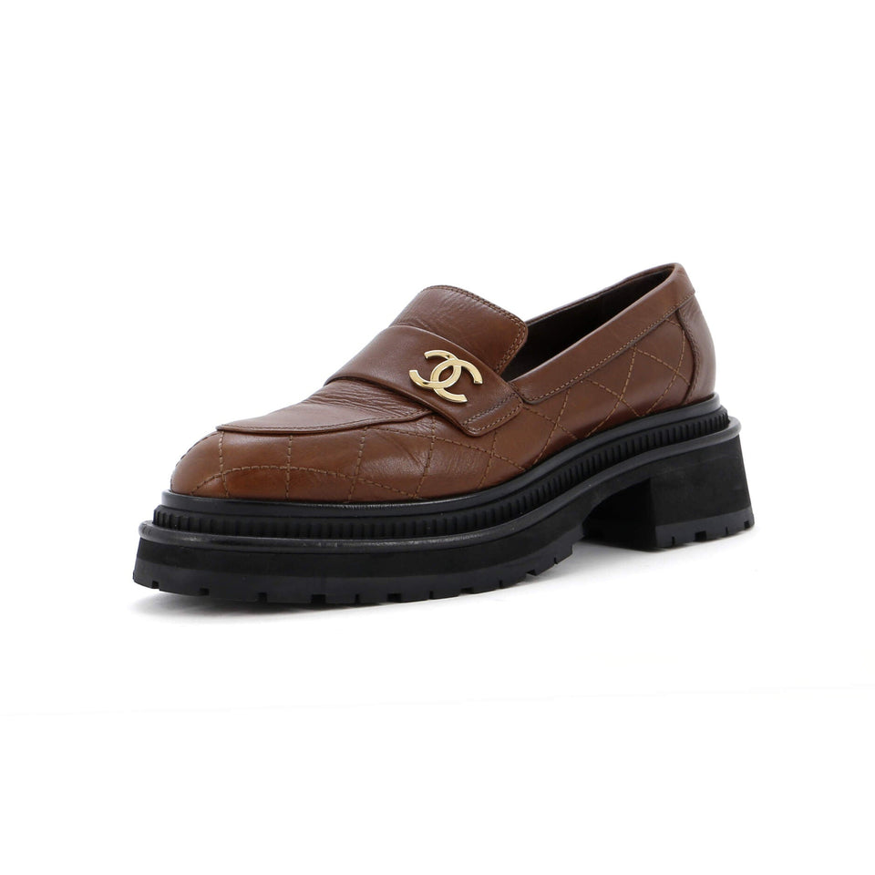 Women's CC Loafers Quilted Leather