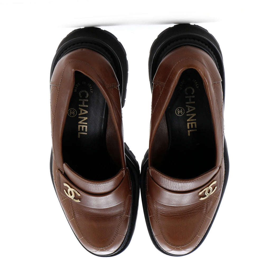 Women's CC Loafers Quilted Leather
