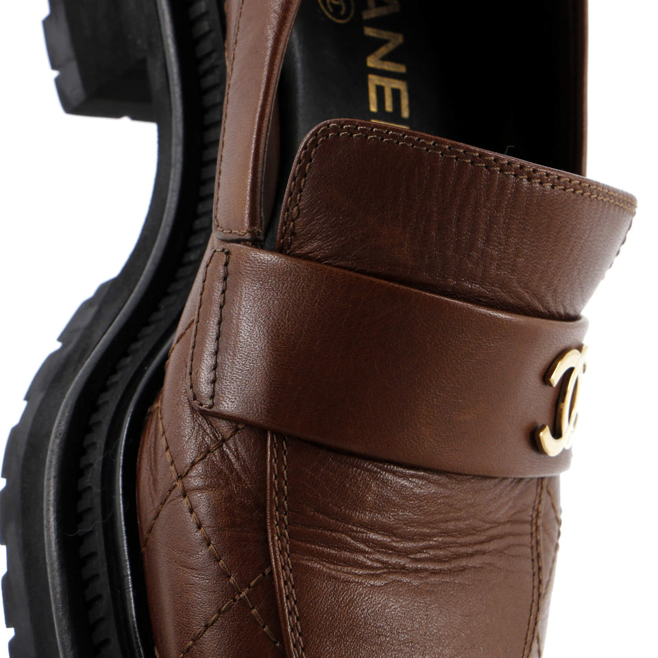 Women's CC Loafers Quilted Leather