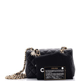 Coco Charms Classic Single Flap Bag Quilted Lambskin Mini