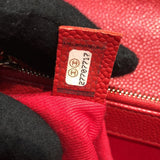 Chic Affinity Top Handle Bag Stitched Caviar Small