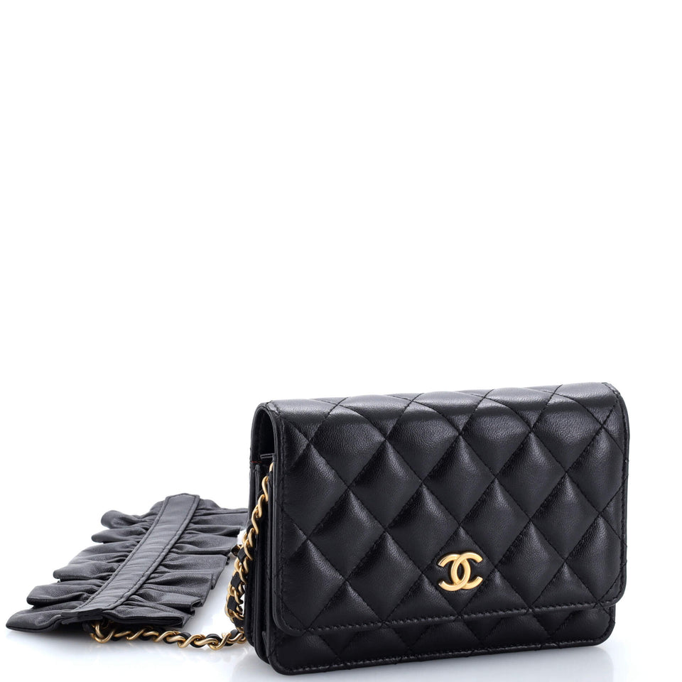 Romance Wallet on Chain Quilted Lambskin Mini