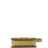 Boy Flap Bag Quilted Caviar Small