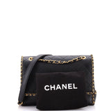 Chain All Over Flap Bag Stitched Calfskin Medium