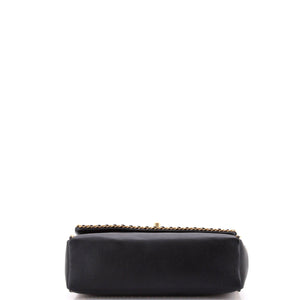 Chain All Over Flap Bag Stitched Calfskin Medium