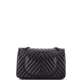 So Black Reissue 2.55 Flap Bag Chevron Aged Calfskin 225
