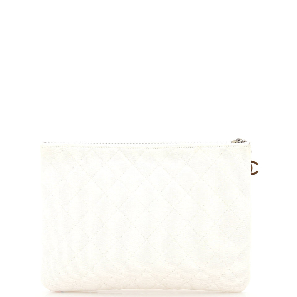 Coco Cuba Pouch Quilted Printed Canvas Small