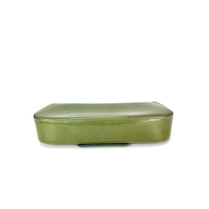 Louis Vuitton Patent Leather Sobe Green Clutch