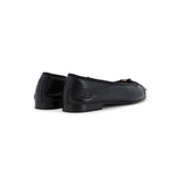 Women's CC Cap Toe Bow Ballerina Flats Leather and Patent
