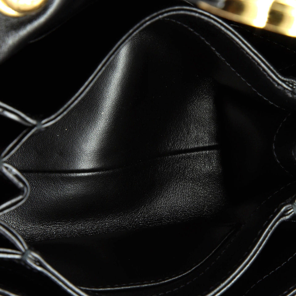 Color Match Flap Bag Quilted Lambskin Mini