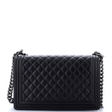 Boy Flap Bag Quilted Lambskin Old Medium