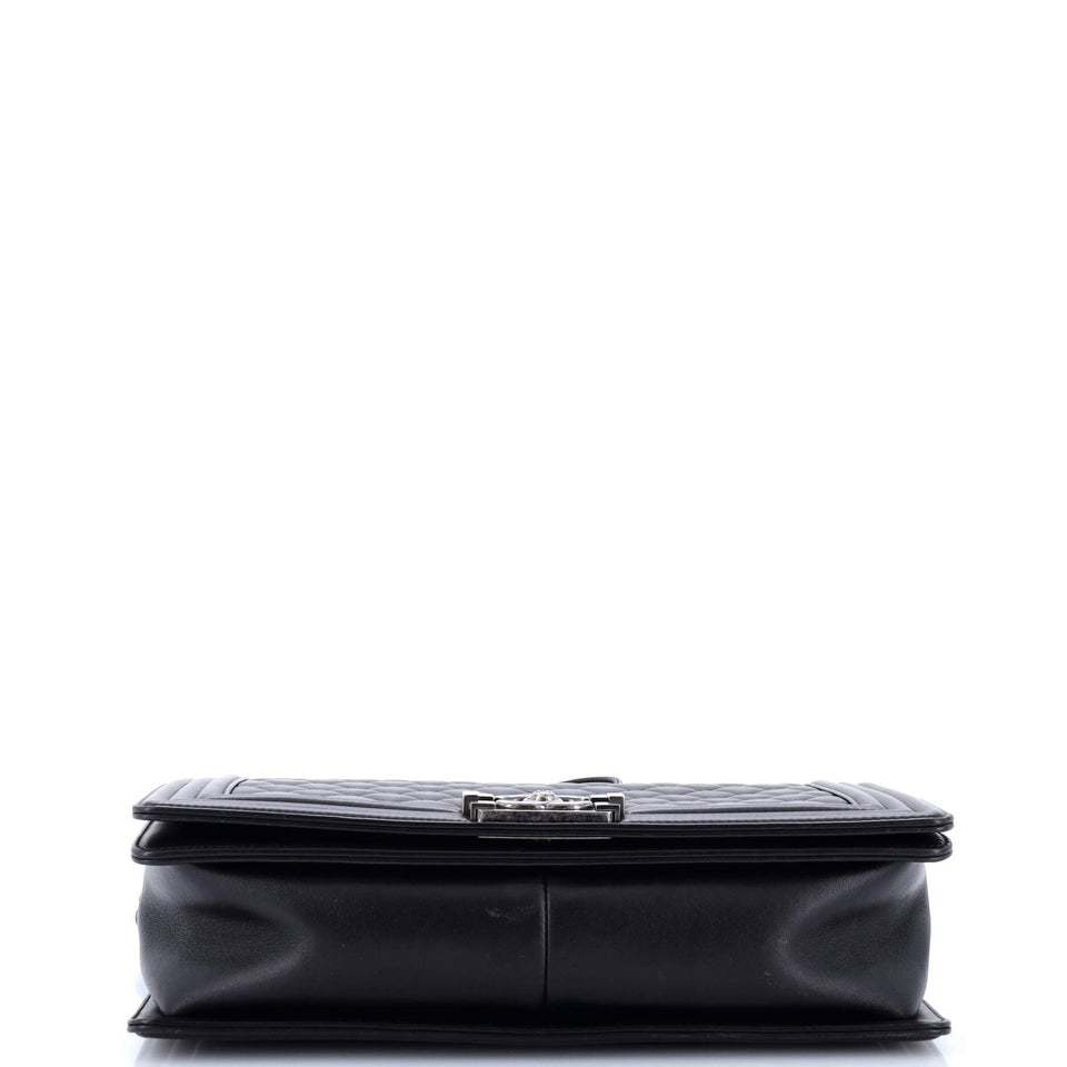 Boy Flap Bag Quilted Lambskin Old Medium