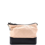 Bicolor Gabrielle Hobo Quilted Aged Calfskin Large
