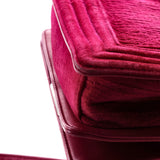 Boy Flap Bag Quilted Velvet Small