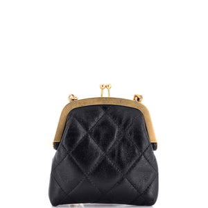 Multi Clutch with Chain Quilted Leather