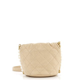 About Pearls Bucket Bag Quilted Calfskin Mini