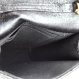 Textured CC Flap Phone Holder Crossbody Bag with AirPods Pro Case Quilted Caviar