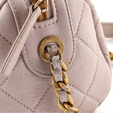 Fashion Therapy Bowling Bag Quilted Shiny Lambskin Small