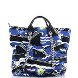 La Pausa Bay Shopping Tote Printed Canvas Large