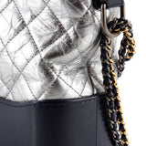 Bicolor Gabrielle Hobo Quilted Aged Calfskin Medium