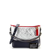 Bicolor Gabrielle Hobo Quilted Aged Calfskin Medium