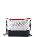 Bicolor Gabrielle Hobo Quilted Aged Calfskin Medium
