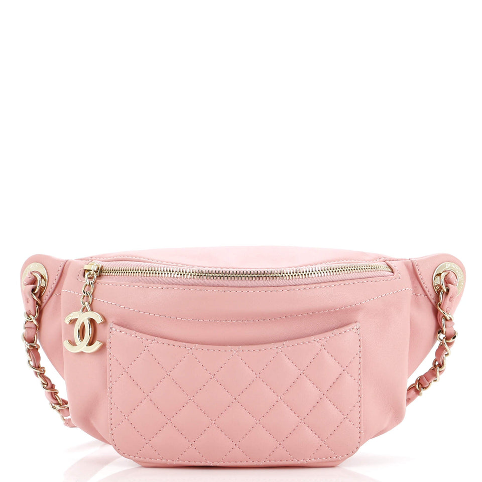Bi Classic Waist Bag Quilted Lambskin