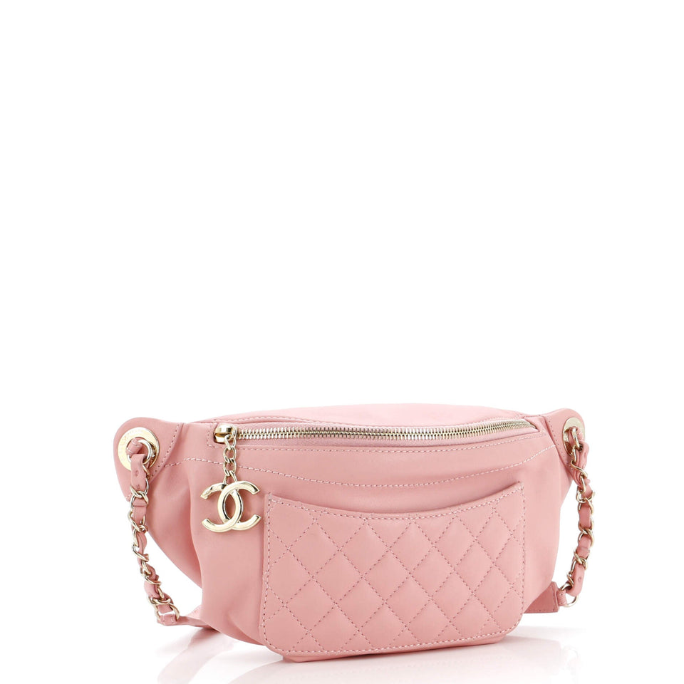 Bi Classic Waist Bag Quilted Lambskin