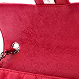 Classic Single Flap Bag Quilted Caviar East West