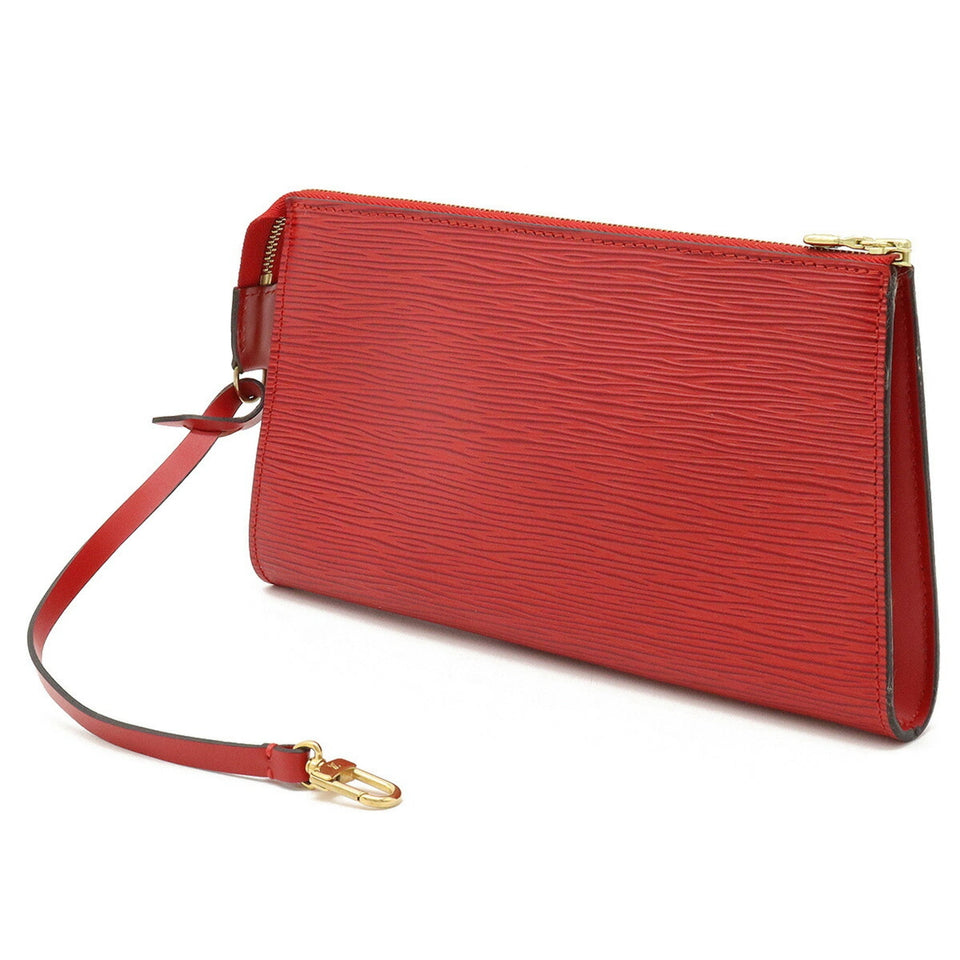 Louis Vuitton Pochette Accessoires  Leather Clutch Bag