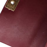 Chain Handle Boy Flap Bag Python New Medium