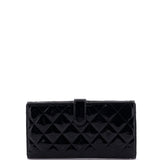 CC Brilliant Flap Wallet Quilted Patent Long
