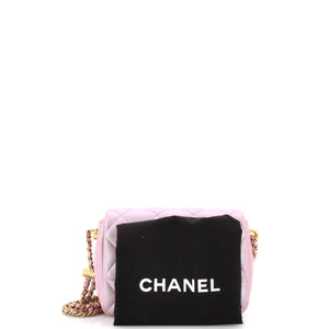 My Perfect Adjustable Chain Flap Bag Quilted Iridescent Caviar Mini