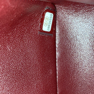 Classic Double Flap Bag Quilted Caviar Small