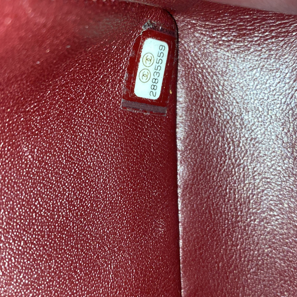 Classic Double Flap Bag Quilted Caviar Small
