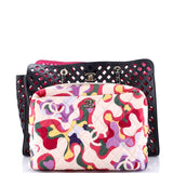 Shopping Tote Perforated Leather Large