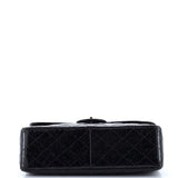 Vintage Classic Single Flap Bag Quilted Glitter Patent Jumbo