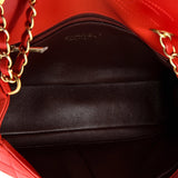 Filigree Flap Bag Quilted Caviar Medium