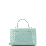Trendy CC Top Handle Bag Quilted Lambskin Medium