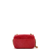 Fashion Therapy Full Flap Bag Quilted Shiny Lambskin Small