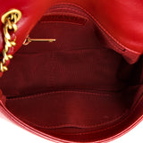 Fashion Therapy Full Flap Bag Quilted Shiny Lambskin Small