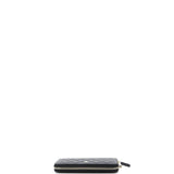 Zip Around Wallet with Pearl Chain Quilted Lambskin Long