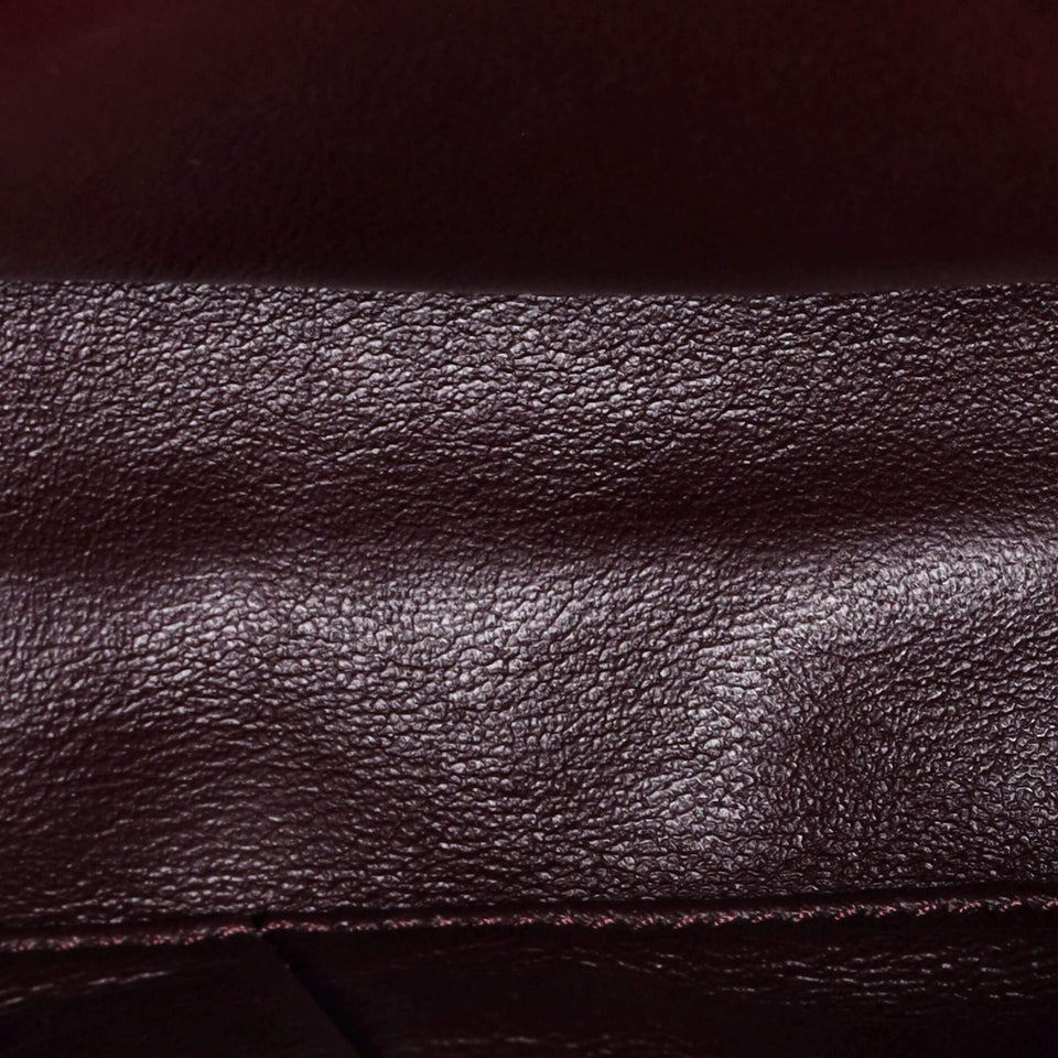 Coco Top Handle Bag Quilted Caviar with Lizard Small
