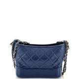 Gabrielle Hobo Quilted Goatskin and Patent Small