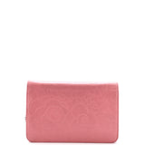 Wallet on Chain Camellia Lambskin