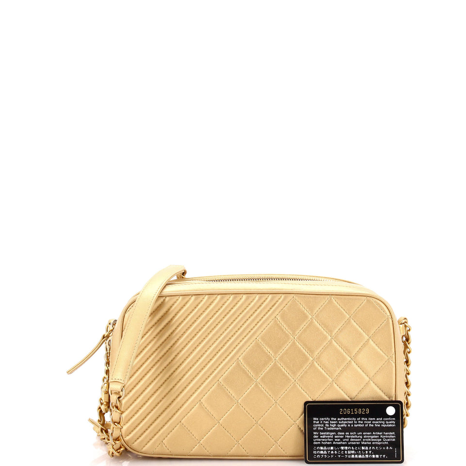 Coco Boy Camera Bag Quilted Leather Large