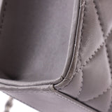 CC Flap Phone Holder Crossbody Bag Quilted Lambskin