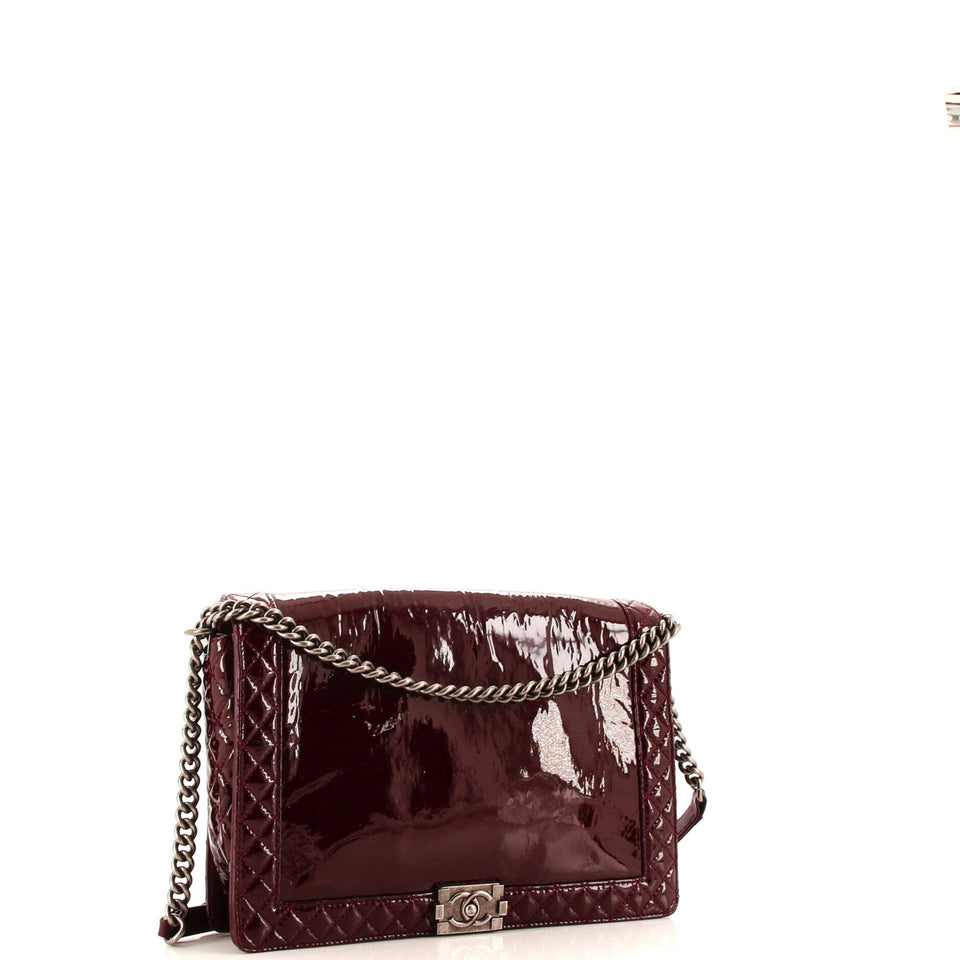 Reverso Boy Flap Bag Patent Large